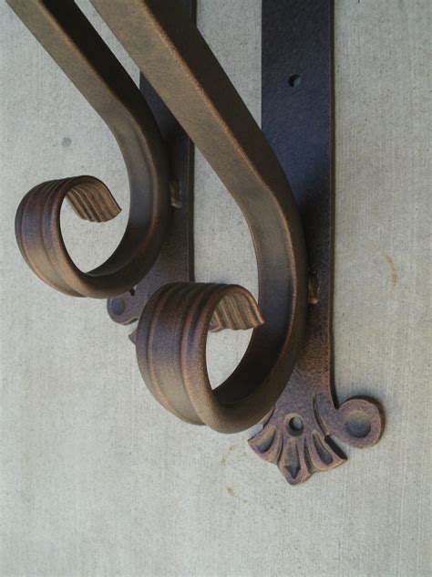 heavy duty wrought iron brackets